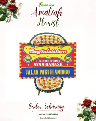 Bunga Papan Congratulation di Gumelem Kulon